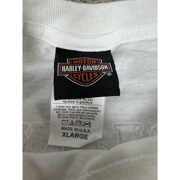 Harley Davidson Rolling To Remember Shirt Mens XL White DC Graphic Tee - Picture 4 of 9